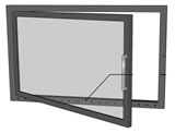 Glass Door System for Open Fireplaces