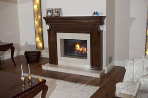 Wooden Fireplace Surrounds - A 123 A