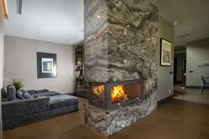 Double-Sided Fireplace Surrounds - CT 119 A