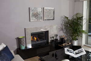 Modern Fireplace Surrounds  - M 159 B