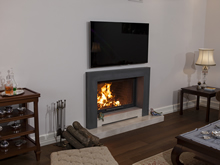 Modern Fireplace Surrounds  - M 163 B