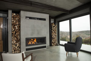 Modern Fireplace Surrounds  - M 166 B