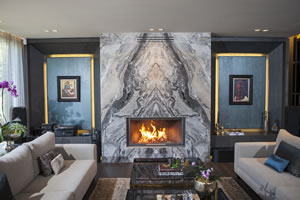 Modern Fireplace Surrounds  - M 195 B