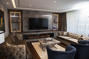 Modern Fireplace Surrounds  - M 196 B