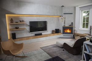 Modern Fireplace Surrounds  - M 198 A