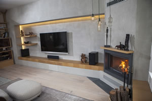 Modern Fireplace Surrounds  - M 198 B