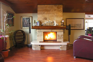 Rustic Fireplace Surrounds - R 106