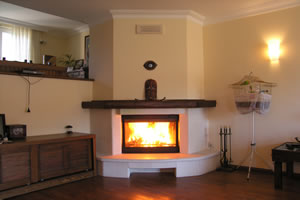 Rustic Fireplace Surrounds - R 109