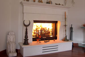 Rustic Fireplace Surrounds - R 110