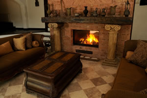 Rustic Fireplace Surrounds - R 113