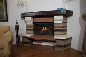 Rustic Fireplace Surrounds - R 115