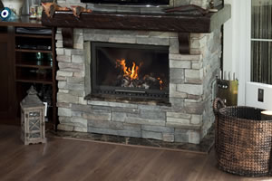 Rustic Fireplace Surrounds - R 116 A