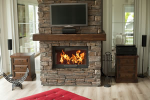 Rustic Fireplace Surrounds - R 118 B