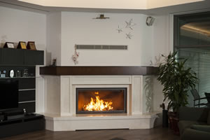 Rustic Fireplace Surrounds - R 123