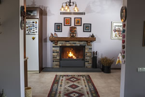 Rustic Fireplace Surrounds - R 124 B