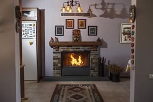 Rustic Fireplace Surrounds - R 124