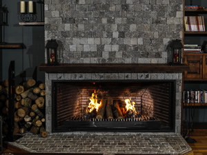 Rustic Fireplace Surrounds - R 126