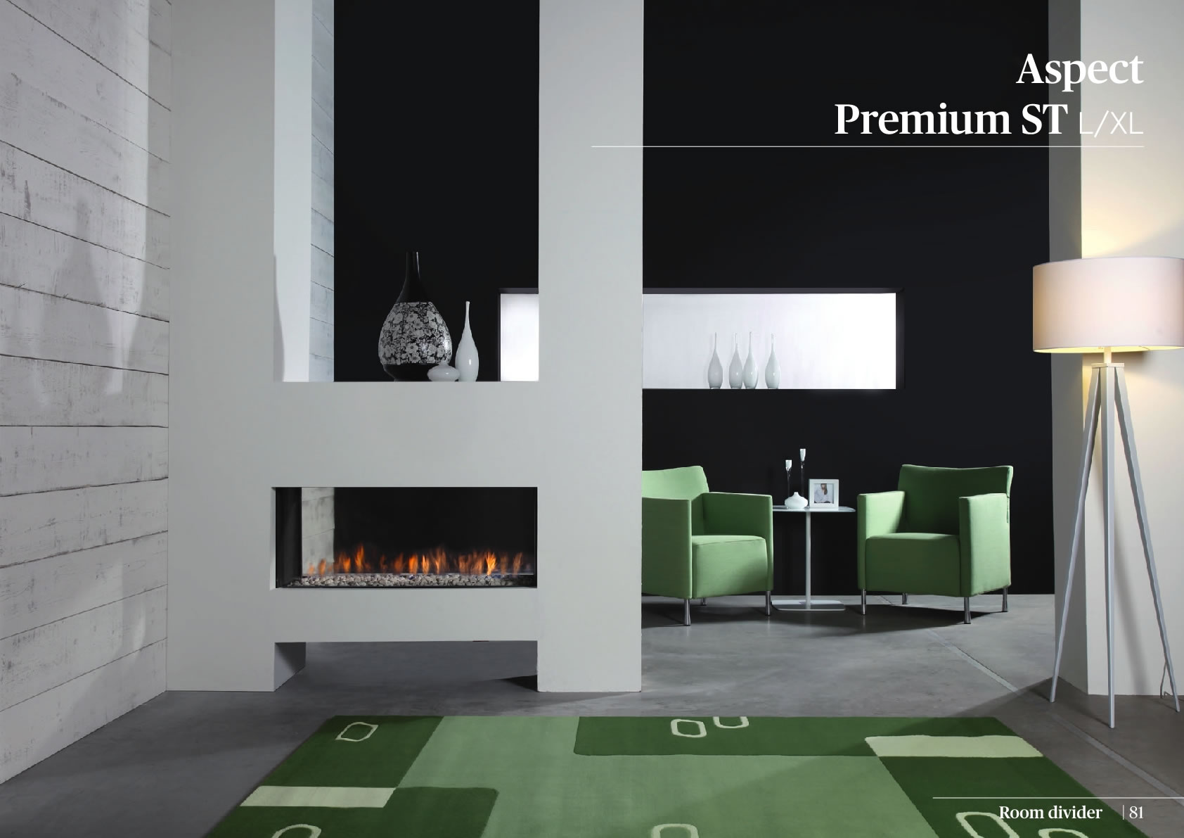 Faber Natural Gas Fireplaces - Aspect Premium ST L