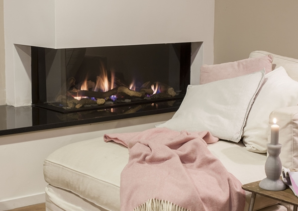 Faber Natural Gas Fireplaces - Duet Smart L