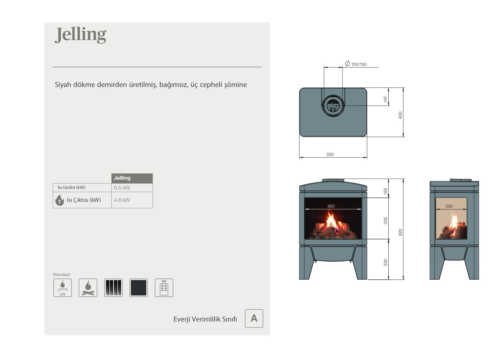 Faber Natural Gas Fireplaces - Jelling