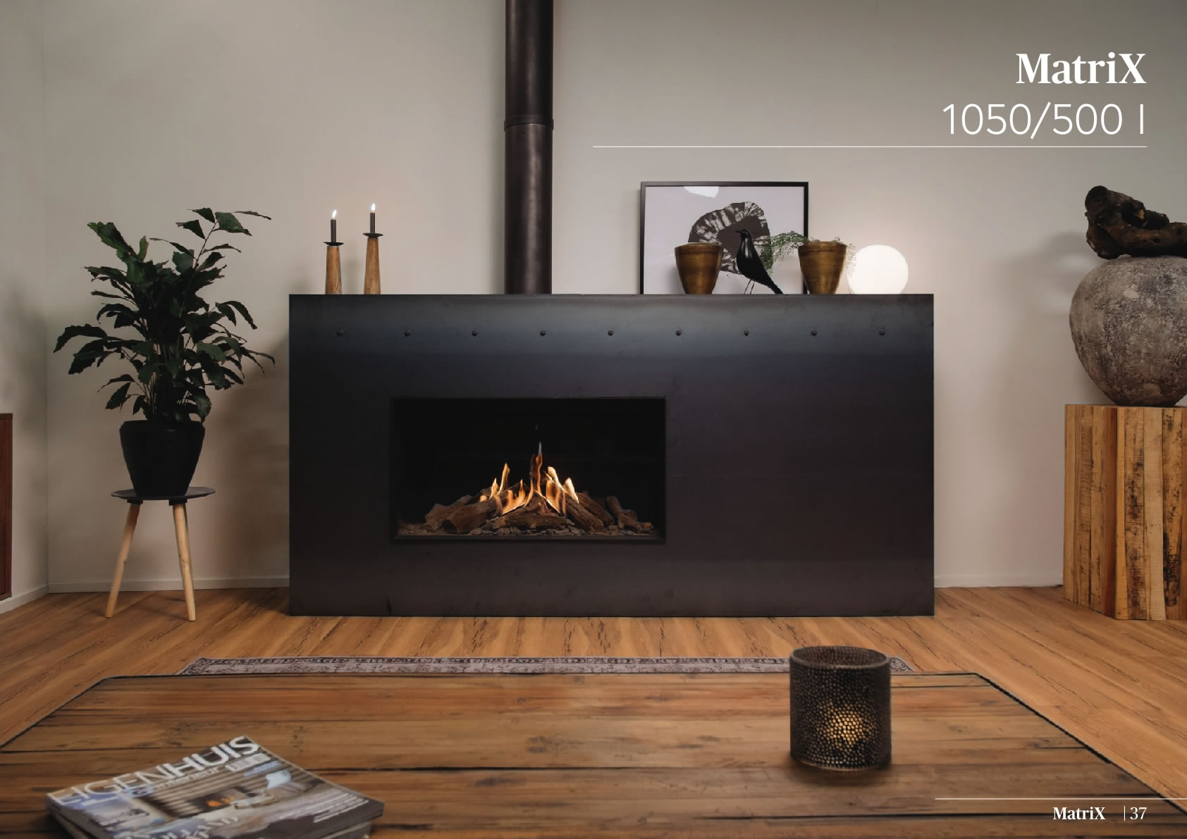 Faber Natural Gas Fireplaces - Matrix 1050 / 500 I