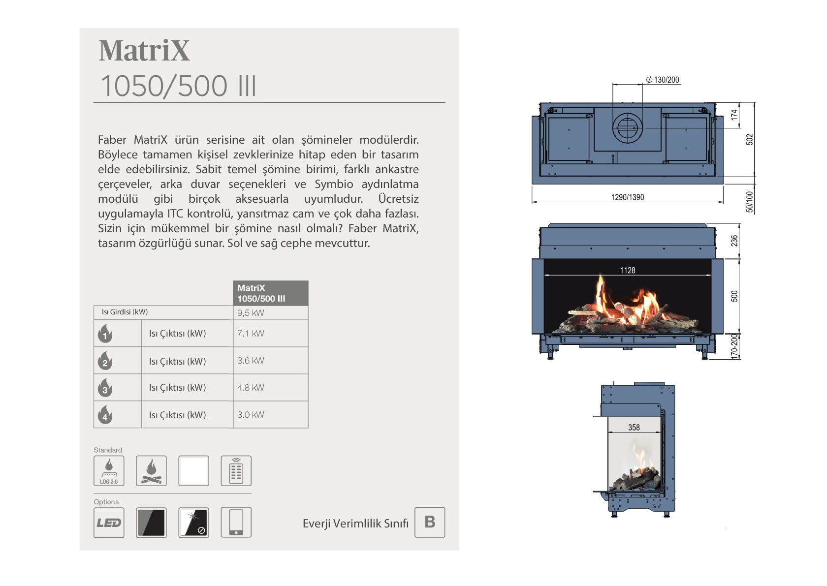 U Type - Matrix 1050 / 500 III