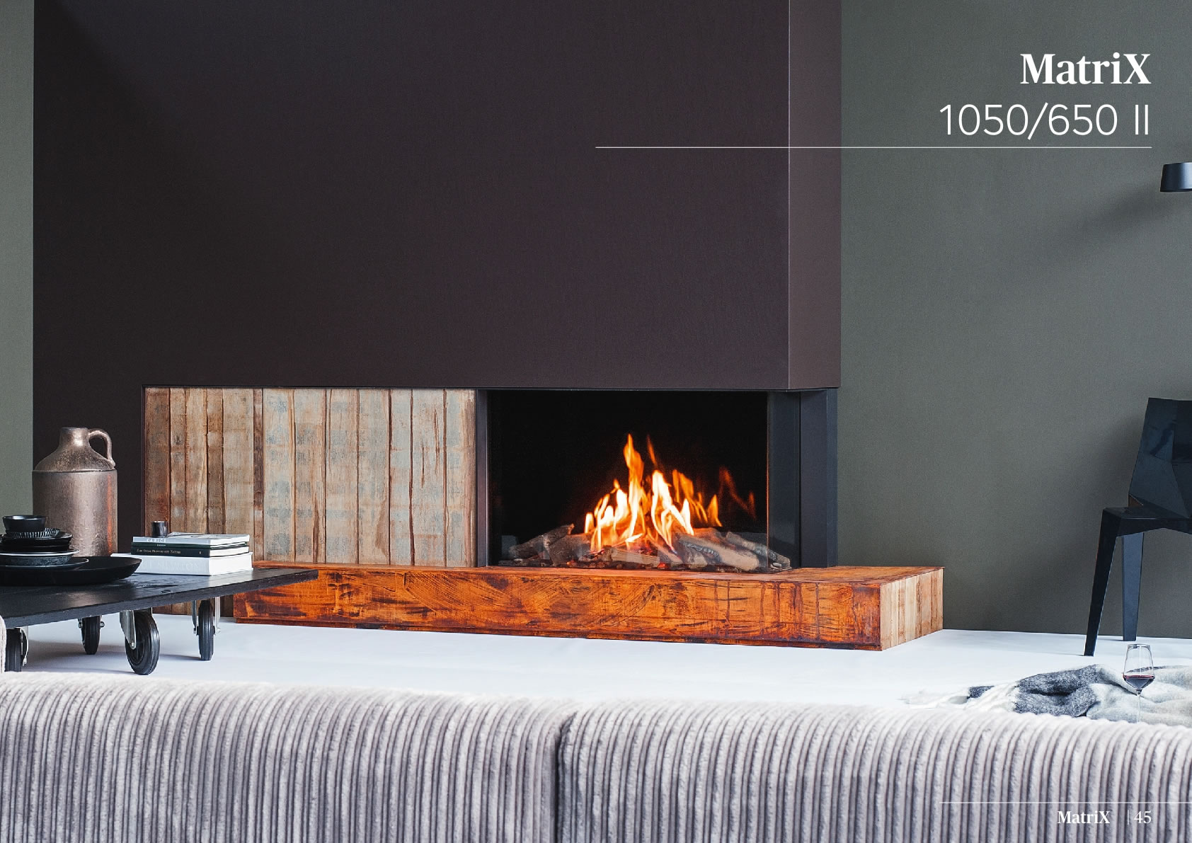 Faber Natural Gas Fireplaces - MATRİX 1050 / 650 II