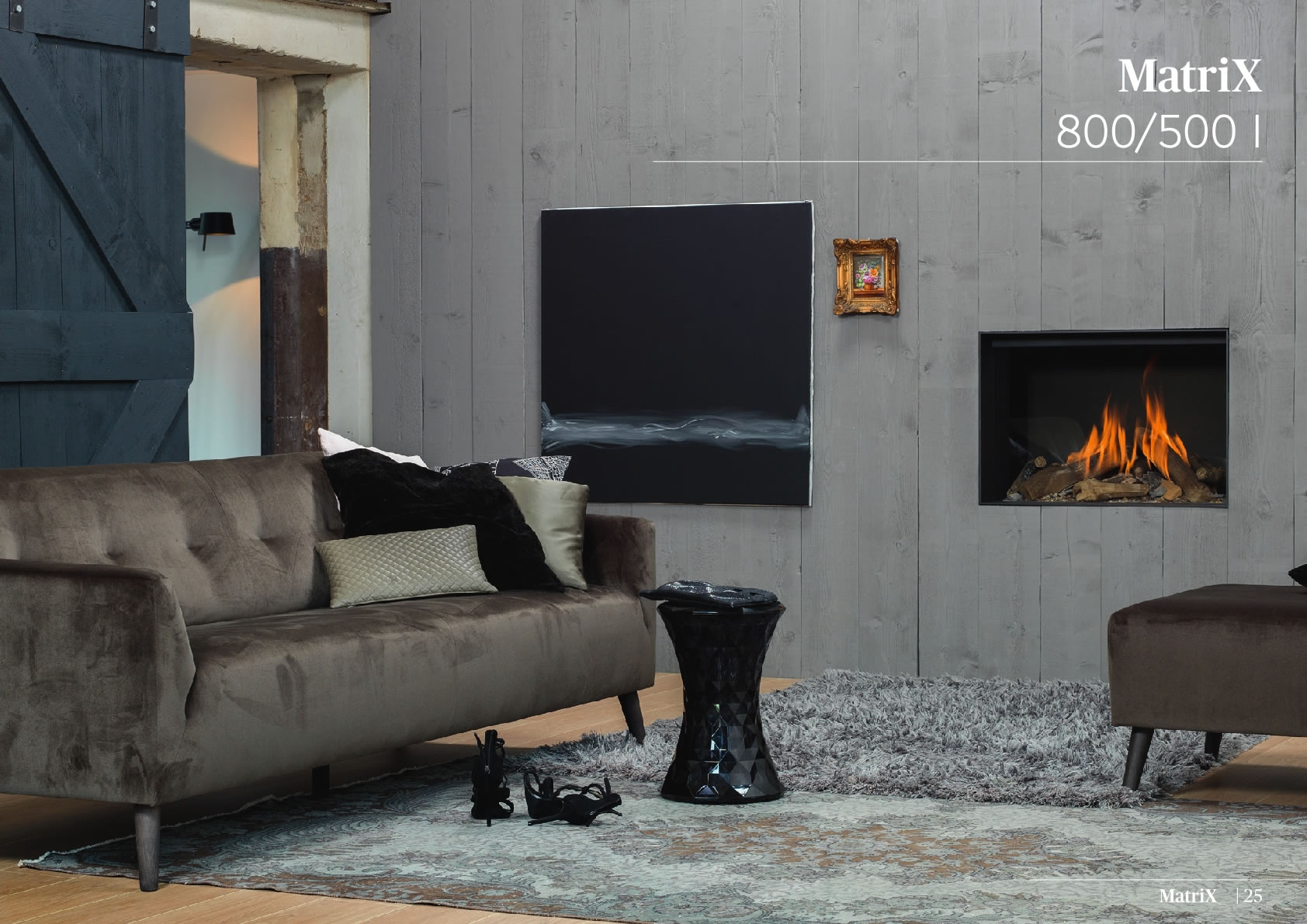 Faber Natural Gas Fireplaces - Matrix 800 / 500 I