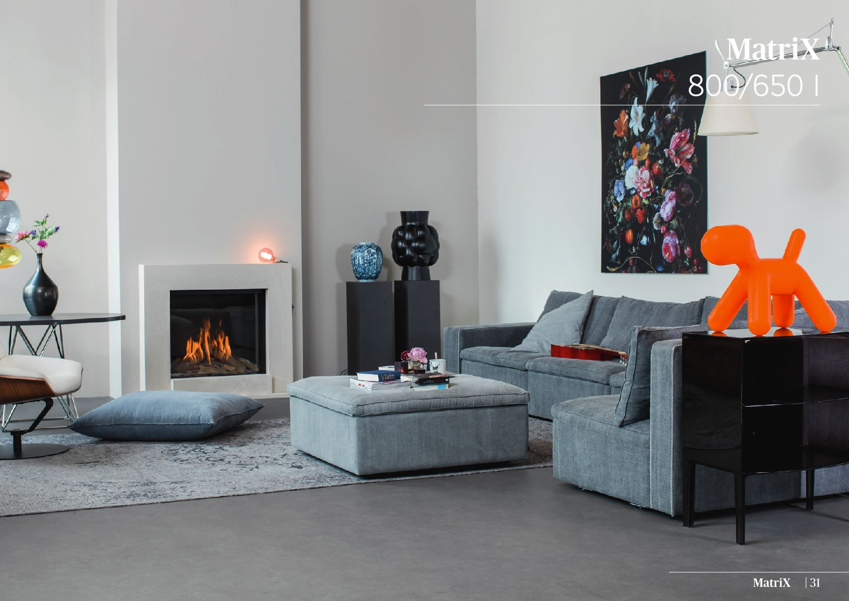 Faber Natural Gas Fireplaces - Matrix 800 / 650 I