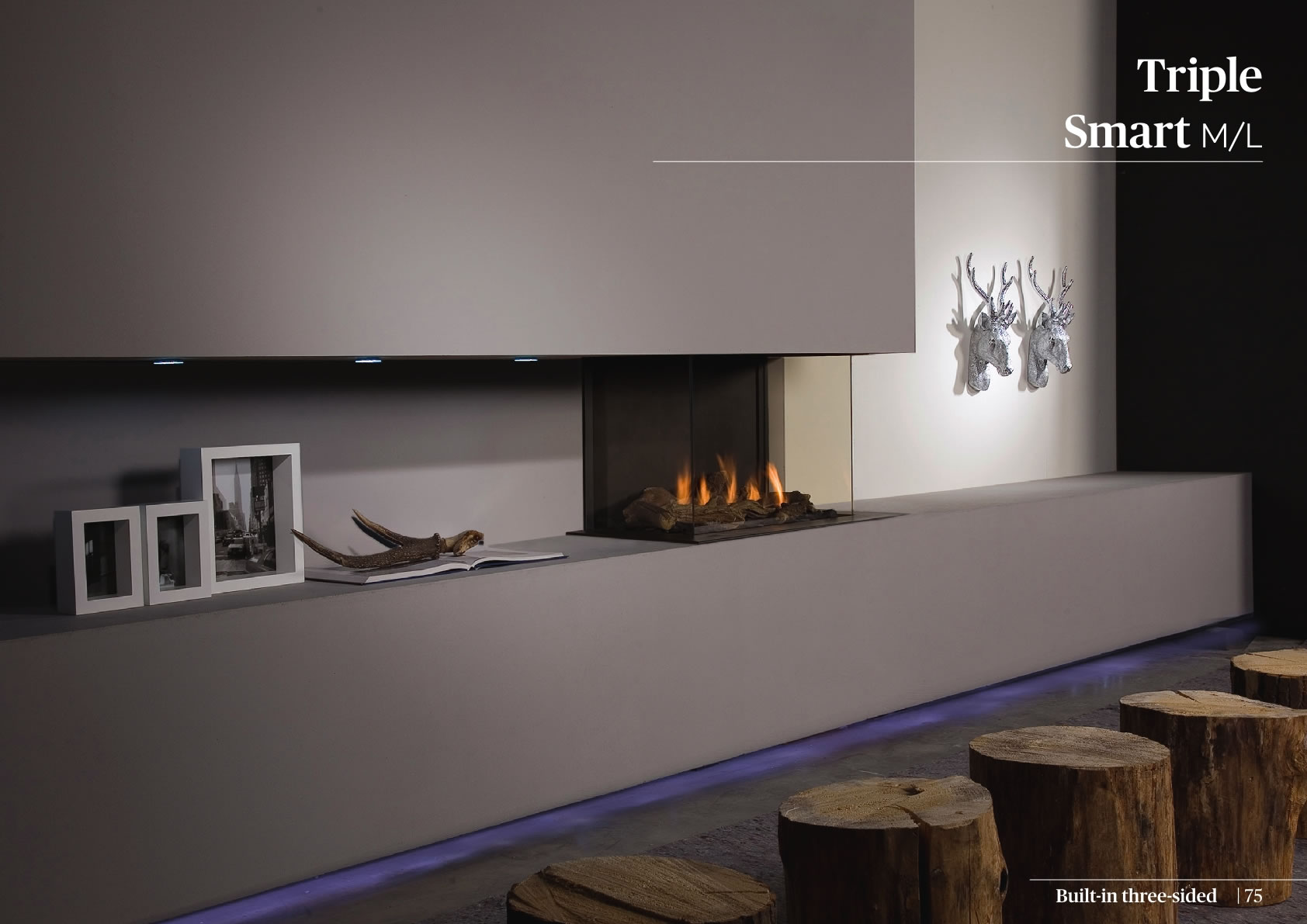 Faber Natural Gas Fireplaces - Triple Smart M / L