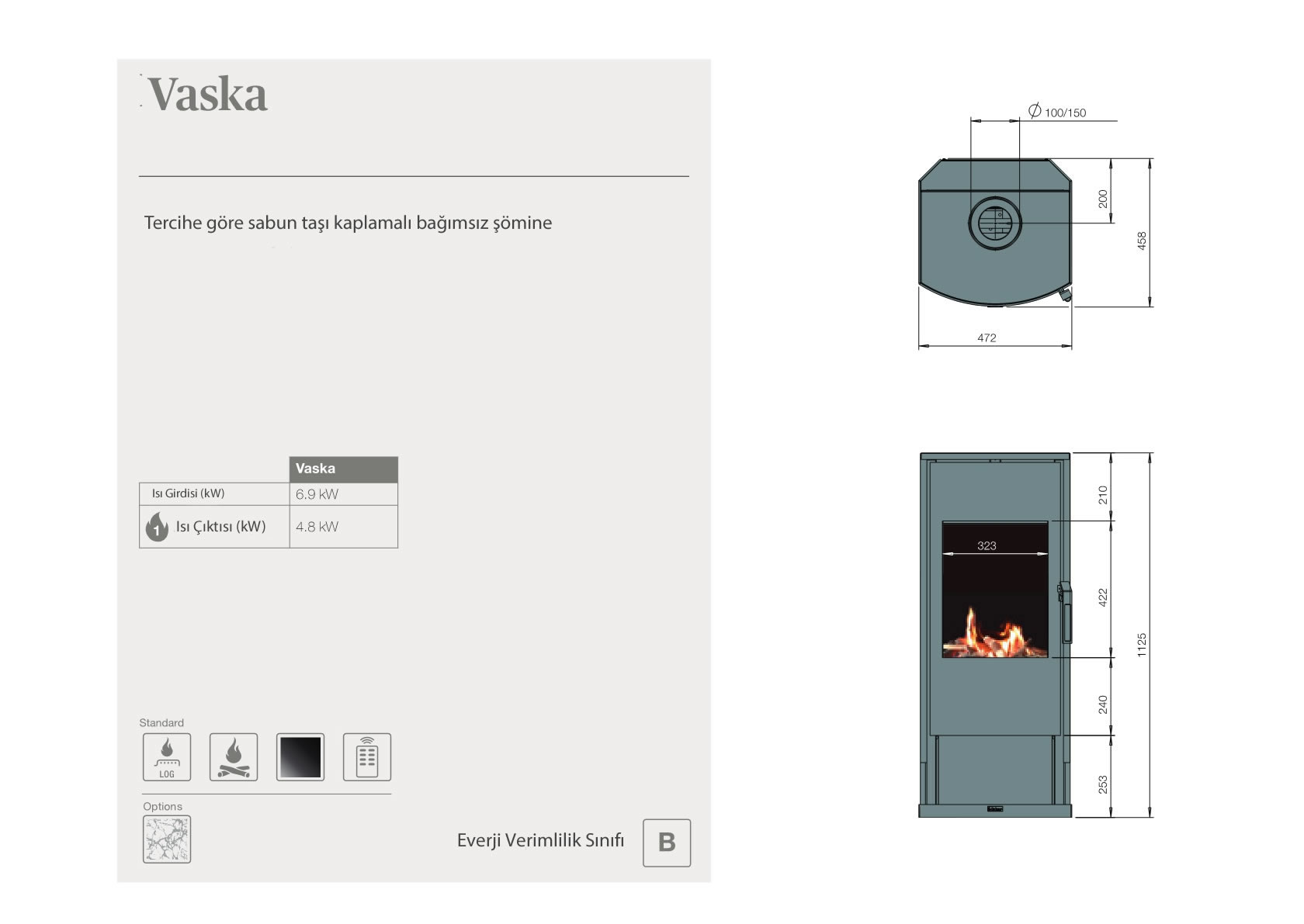 Faber Natural Gas Fireplaces - Vaska