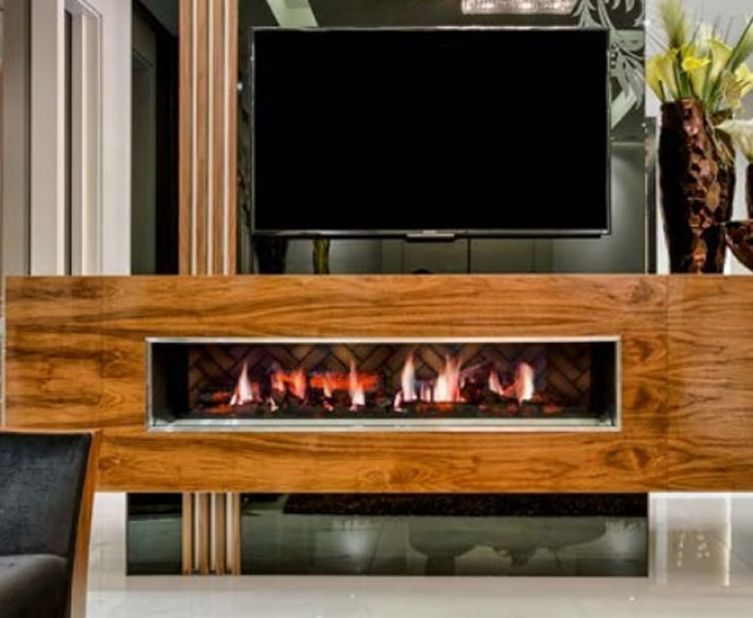 Electric Fireplaces - Opti V Double