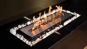 Bio-ethanol fireplaces (Flueless)