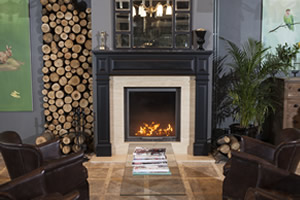 WOODEN FIREPLACE SURROUNDS