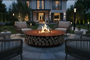 hursan odunlu dis mekan